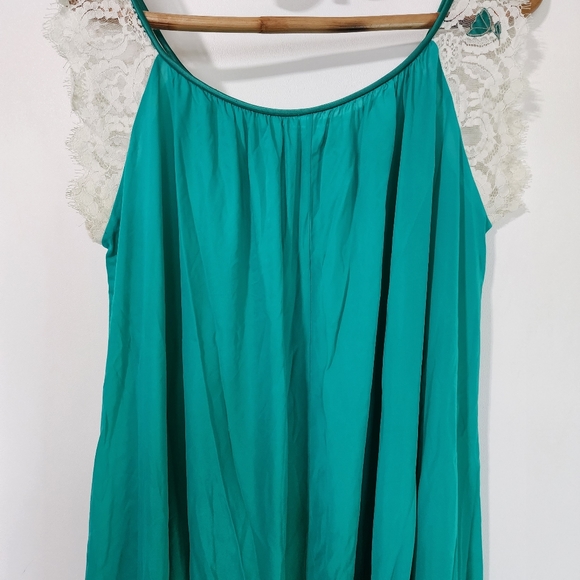 4 for $32 vintage blue and lace nightie - Picture 5 of 9